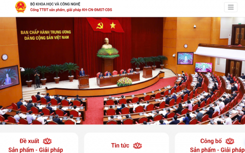 Ra mắt Cổng thông tin điện tử sản phẩm, giải pháp khoa học, công nghệ, đổi mới sáng tạo và chuyển đổi số